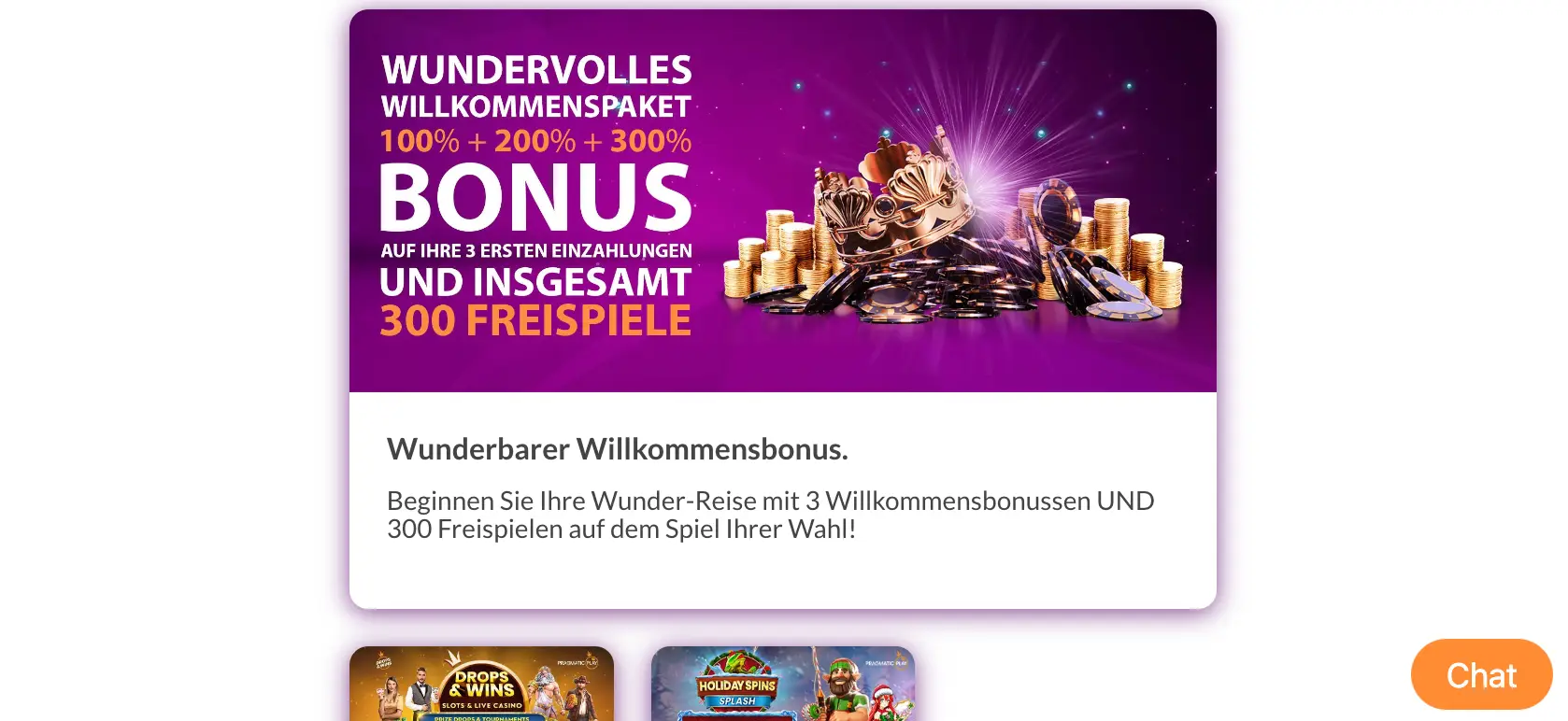 wunderwins casino online bonus